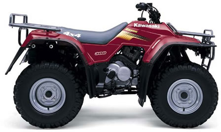 Kawasaki Bayou 300 4x4 ATV OEM Parts