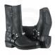MEN'S TRADITIONAL SQUARE TOE BLACK HARNESS BOOT