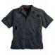 MEN'S SHORT SLEEVE PATCH WOVEN SHIRT