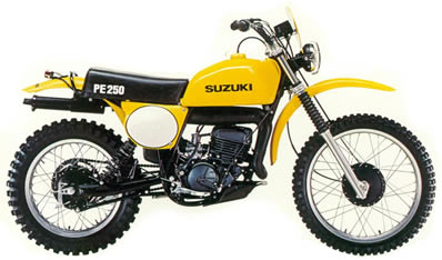 Suzuki PE250 Motorcycle OEM parts